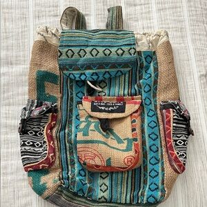 Bohemian style Colorful Patterned Backpack